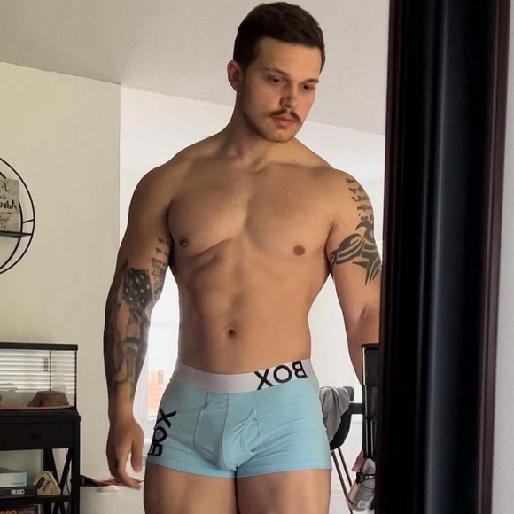 BoxMenswear Medium NWT Blue Boxer Briefs - Picture 12 of 12